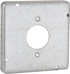 Hubbell-Raco - Electrical Outlet Box Steel Cover - Includes Mounting Hardware - A1 Tooling