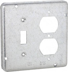 Hubbell-Raco - Electrical Outlet Box Steel Cover - Includes Mounting Hardware - A1 Tooling