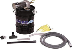 Guardair - 10 Gal Steel Tank, Air Powered Wet/Dry Vacuum - 5 Peak hp, 10' Hose Fitting, Cordless, Cartridge Filter - A1 Tooling