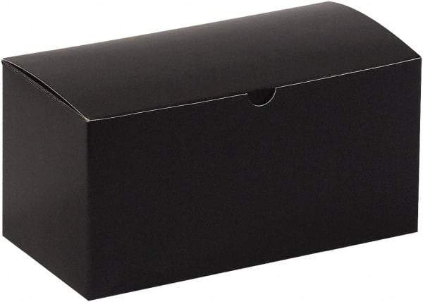 Made in USA - 4-1/2" Wide x 9" Long x 4-1/2" High Rectangle Chipboard Box - 1 Wall, Black Gloss - A1 Tooling