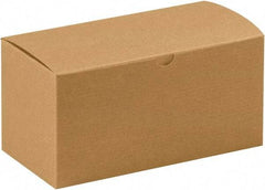 Made in USA - 4-1/2" Wide x 9" Long x 4-1/2" High Rectangle Chipboard Box - 1 Wall, Kraft (Color) - A1 Tooling