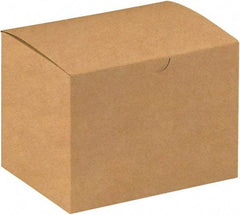 Made in USA - 4-1/2" Wide x 6" Long x 4-1/2" High Rectangle Chipboard Box - 1 Wall, Kraft (Color) - A1 Tooling