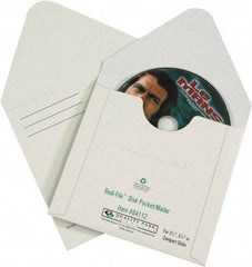 Made in USA - 5" Wide x 5-1/8" Long x 6-1/2" High Rectangle Multi-Media Mailers - 1 Wall, White - A1 Tooling