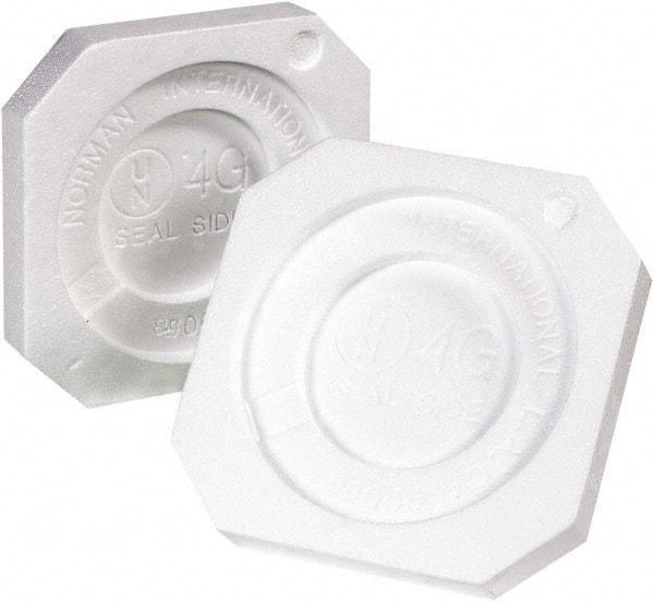 Made in USA - 8-1/2" Long x 8-1/2" Wide x 1-1/8" High x 1-1/4" Thick Polystyrene Foam - White, Case - A1 Tooling