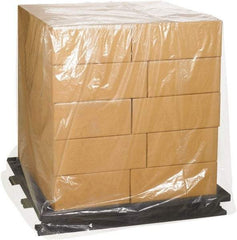 Made in USA - 27" Long x 36" Wide x 65" High Pallet Cover - Clear, Case, 100 Piece - A1 Tooling