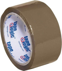 Tape Logic - 2" x 55 Yd Tan Acrylic Adhesive Packaging Tape - Polypropylene Film Backing, 1.8 mil Thick, 18 Lb Tensile Strength - A1 Tooling