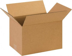 Made in USA - 9" Wide x 13" Long x 7" High Rectangle Corrugated Shipping Box - 1 Wall, Kraft (Color), 65 Lb Capacity - A1 Tooling