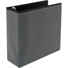 Universal One - 780 Sheet Capacity, 8-1/2 x 11", View Ring Binder - Polypropylene, Black - A1 Tooling