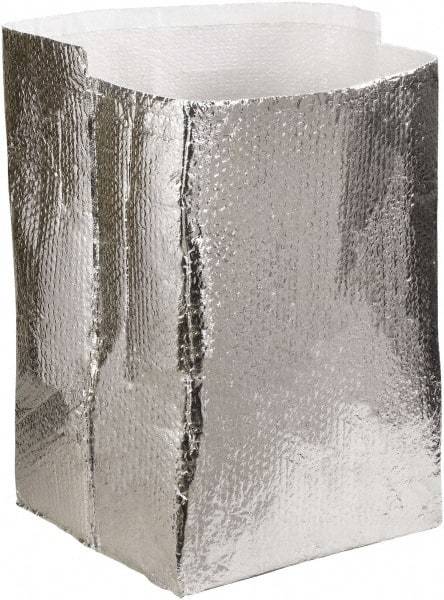 Made in USA - 18" Long x 18" Wide x 18" High x 3/16" Thick Box Liner - Silver, Case - A1 Tooling