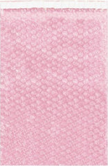 Value Collection - 10" Long x 20" Wide, Adhesive Flap Antistatic Bubble Pouch - Pink, Standard Grade - A1 Tooling