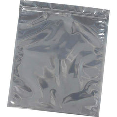 Made in USA - 8" Long x 6" Wide, 3 mil Thick, Self Seal Recloseable Zip Top Static Protection Bag - Transparent, Standard Grade - A1 Tooling