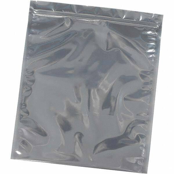 Made in USA - 6" Long x 4" Wide, 3 mil Thick, Self Seal Recloseable Zip Top Static Protection Bag - Transparent, Standard Grade - A1 Tooling