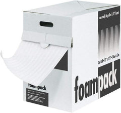 Made in USA - 175' Long x 12" Wide x 1/8" Thick, Polyethylene Foam - White - A1 Tooling