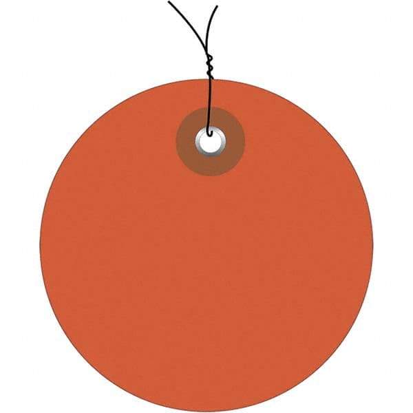 Made in USA - Safety & Facility Blank Tag - Orange Vinyl - A1 Tooling