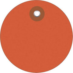 Made in USA - Safety & Facility Blank Tag - Orange Vinyl - A1 Tooling