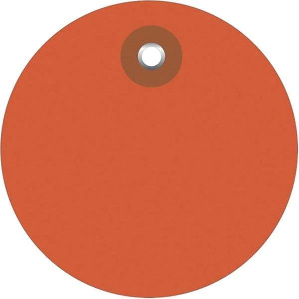 Made in USA - Safety & Facility Blank Tag - Orange Vinyl - A1 Tooling