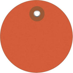 Made in USA - Safety & Facility Blank Tag - Orange Vinyl - A1 Tooling