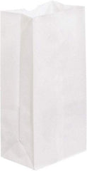 Made in USA - Kraft Grocery Bag - 7-1/16 x 4-1/2 x 13-3/4, White - A1 Tooling