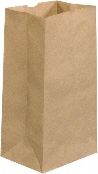 Made in USA - Kraft Grocery Bag - 8-1/4 x 6-1/8 x 15-7/8, Kraft - A1 Tooling