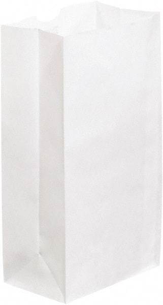 Made in USA - Kraft Grocery Bag - 6-1/8 x 4 x 12-3/8, White - A1 Tooling