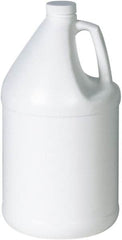 Made in USA - 1 Gal White Tapered Cylinder Polyethylene Jug - 10" High - A1 Tooling