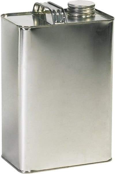 Made in USA - 1 Gal Gray Rectangular Metal Can - 10" High - A1 Tooling