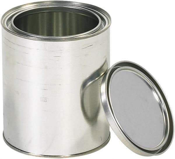 Value Collection - 1/4 Gal Gray Cylinder Metal Can - 8" High - A1 Tooling