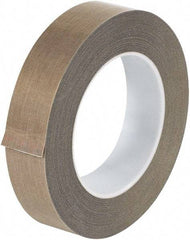 Made in USA - 18 Yd Long x 1" Wide, Brown Silicone PTFE Tape - 3 mil Thick - A1 Tooling