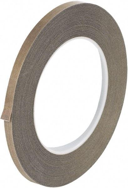 Made in USA - 18 Yd Long x 1/4" Wide, Brown Silicone PTFE Tape - 3 mil Thick - A1 Tooling