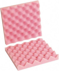 Made in USA - 10" Long x 10" Wide, Antistatic Convoluted Foam Set - Pink, Standard Grade - A1 Tooling