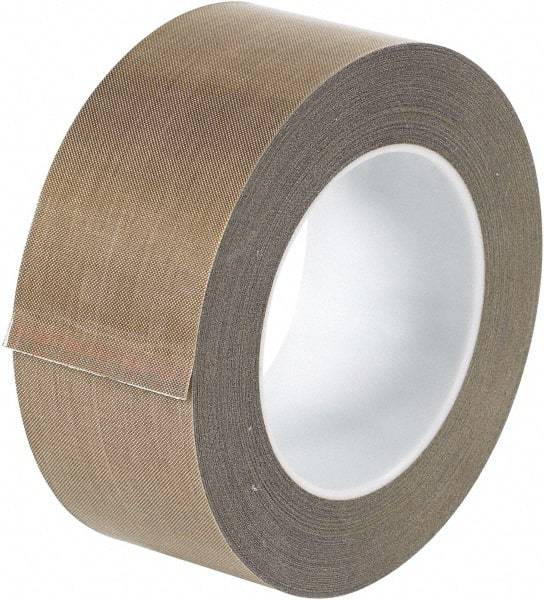 Made in USA - 18 Yd Long x 2" Wide, Brown Silicone PTFE Tape - 3 mil Thick - A1 Tooling