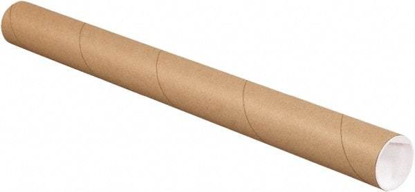 Made in USA - 2" Diam x 43" Long Round Kraft Mailing Tubes - 1 Wall, Kraft (Color) - A1 Tooling