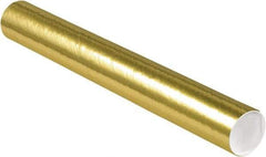 Made in USA - 3" Diam x 24" Long Round Colored Mailing Tubes - 1 Wall, Gold - A1 Tooling