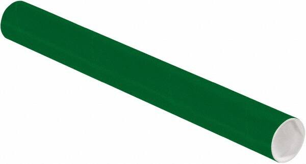 Made in USA - 2" Diam x 18" Long Round Colored Mailing Tubes - 1 Wall, Green - A1 Tooling