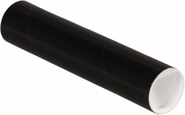 Made in USA - 2" Diam x 9" Long Round Colored Mailing Tubes - 1 Wall, Black - A1 Tooling