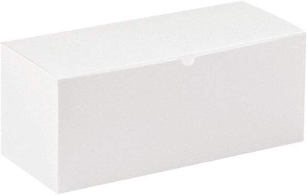 Made in USA - 7" Wide x 15" Long x 7" High Rectangle Chipboard Box - 1 Wall, White - A1 Tooling