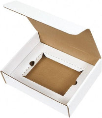 Made in USA - 8-3/4" Wide x 11-1/8" Long x 3" High Rectangle Crush Proof Mailers - 1 Wall, White - A1 Tooling