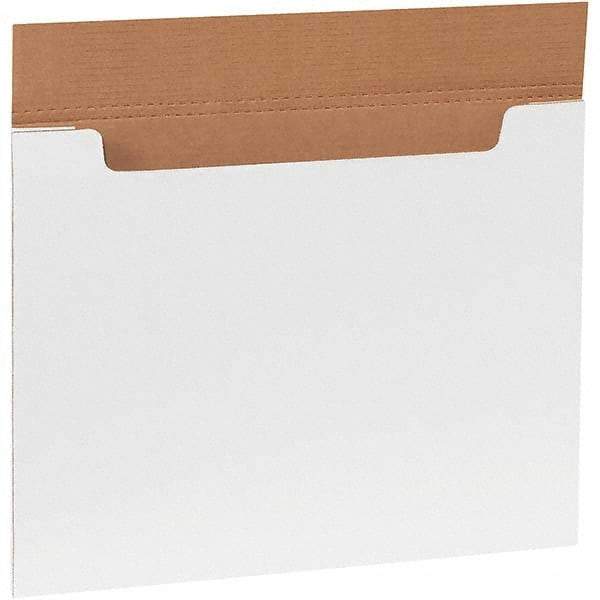 Made in USA - 16" Wide x 20" Long x 1/2" High Rectangle Crush Proof Mailers - 1 Wall, White - A1 Tooling