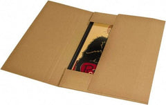 Made in USA - 36" Wide x 36" Long x 6" High Rectangle Crush Proof Mailers - 1 Wall, Kraft (Color) - A1 Tooling