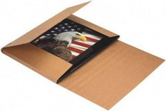 Made in USA - 22" Wide x 32" Long x 6" High Rectangle Crush Proof Mailers - 1 Wall, Kraft (Color) - A1 Tooling