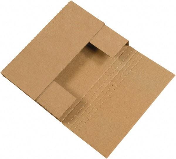 Made in USA - 9-1/8" Wide x 12-1/8" Long x 2" High Rectangle Crush Proof Mailers - 1 Wall, Kraft (Color) - A1 Tooling