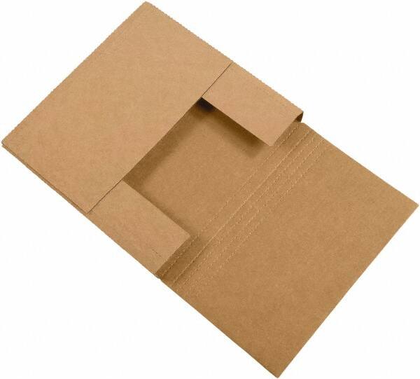 Made in USA - 12-1/2" Wide x 12-1/2" Long x 2-1/2" High Rectangle Crush Proof Mailers - 1 Wall, Kraft (Color) - A1 Tooling