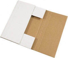 Made in USA - 18" Wide x 24" Long x 2" High Rectangle Crush Proof Mailers - 1 Wall, White - A1 Tooling