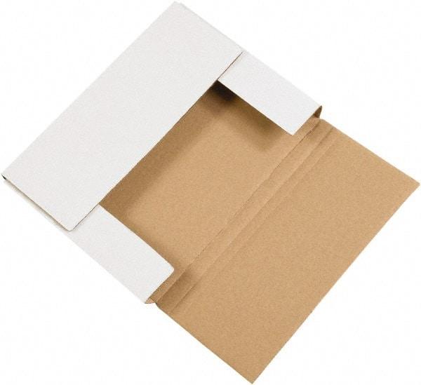 Made in USA - 8-5/8" Wide x 11-1/8" Long x 2" High Rectangle Crush Proof Mailers - 1 Wall, White - A1 Tooling