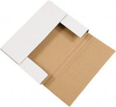 Made in USA - 8-5/8" Wide x 11-1/8" Long x 1" High Rectangle Crush Proof Mailers - 1 Wall, White - A1 Tooling