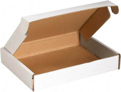 Made in USA - 8" Wide x 12" Long x 2-3/4" High Rectangle Crush Proof Mailers - 1 Wall, White - A1 Tooling