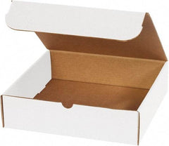 Made in USA - 11-3/4" Wide x 12" Long x 3-1/4" High Rectangle Crush Proof Mailers - 1 Wall, White - A1 Tooling