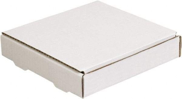 Made in USA - 8" Wide x 8" Long x 1-1/4" High Rectangle Crush Proof Mailers - 1 Wall, White - A1 Tooling