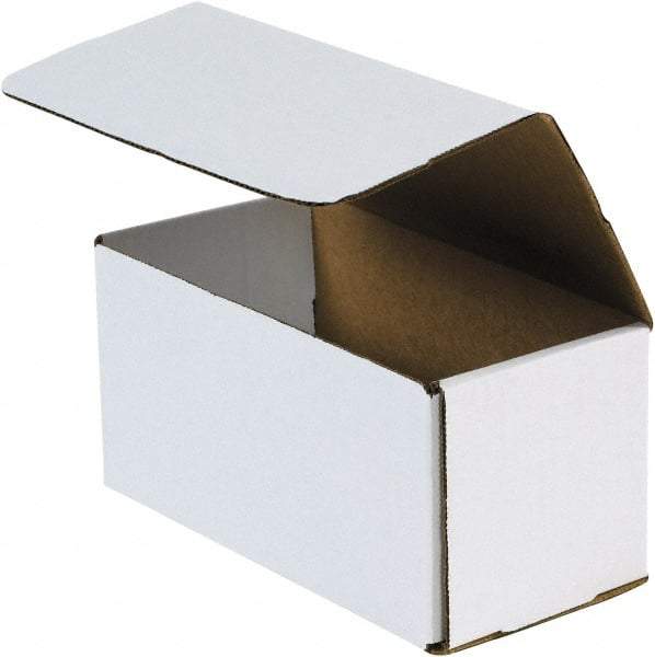 Made in USA - 5" Wide x 11" Long x 5" High Rectangle Crush Proof Mailers - 1 Wall, White - A1 Tooling