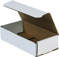 Made in USA - 4" Wide x 9" Long x 2" High Rectangle Crush Proof Mailers - 1 Wall, White - A1 Tooling